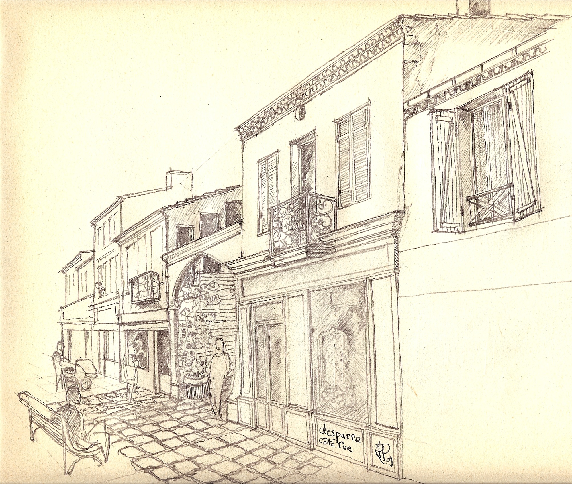 Croquis cote rue 07