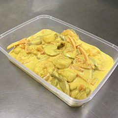 Crevette noix de saint jacques