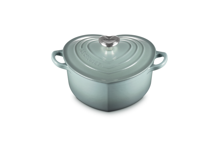 Cocotte Cœur Le Creuset 20 Cm – Rouge – Compatible Induction – Neuf Avec Défaut