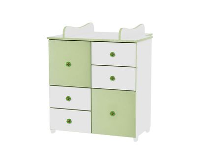 1cupboard a white green new large 
