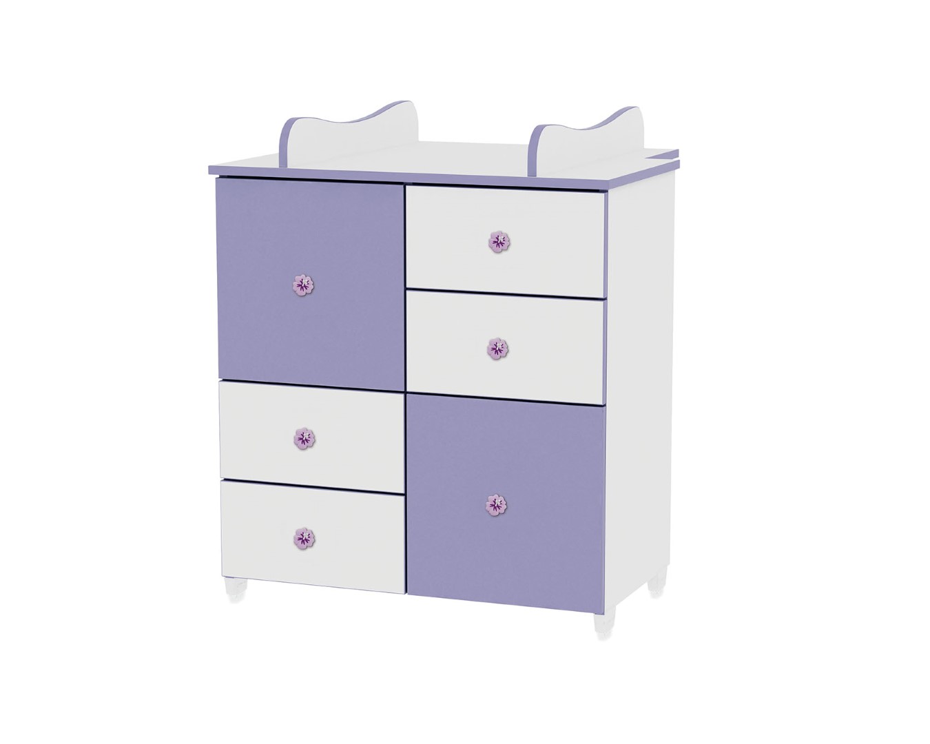 13dresser white violet large 