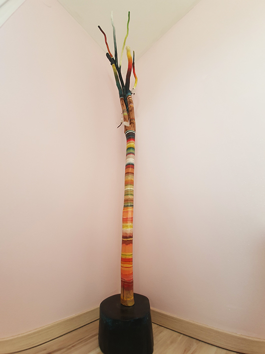 Totem arbre bois couleur xyloia