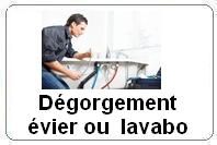 Degorgement evier ou lavabo