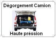 Degorgement camion pompe