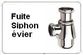 Fuite siphon evier