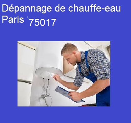 Dépannage chauffe-eau Paris 75017