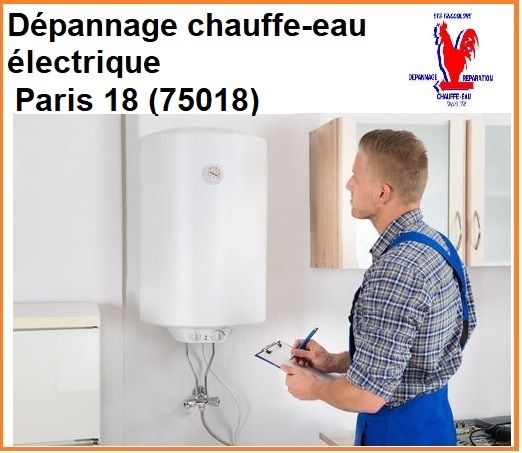 Que faire en cas de panne chauffe-eau électrique Paris 75018?