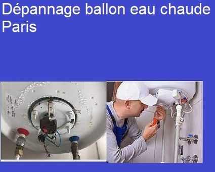 Dépannage ballon eau chaude Paris 