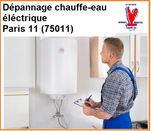 Que faire en cas de panne chauffe-eau électrique Paris 75011?