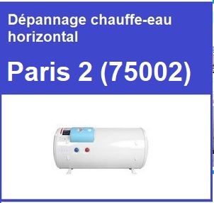 Installation Chauffe-eau électrique horizontal  Paris 2