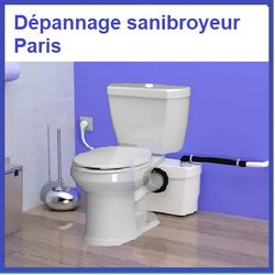 Dépannage sanibroyeur Paris