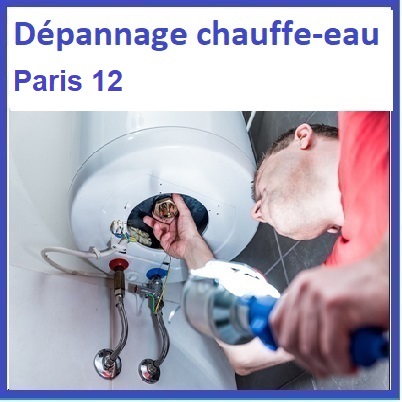 Dépannage chauffe-eau Paris 12