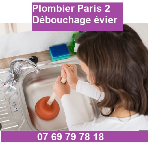 débouchage evier Paris 2 - Éts Tricoqlores