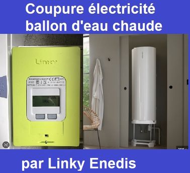 Coupures d'electricité par Enedis: Que faire quand en cas de panne de ballon d'eau chaude 