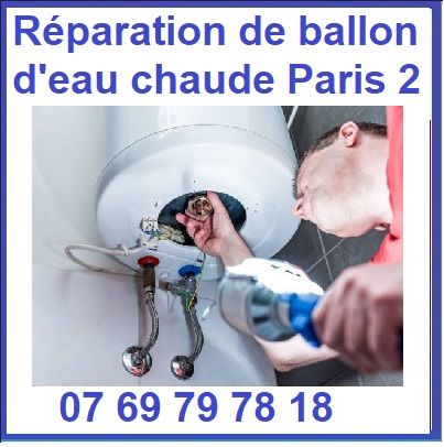 Réparation de ballon d'eau chaude Paris  2