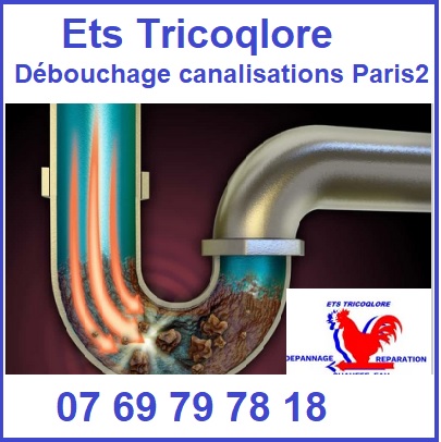 Éts Tricoqlore-Débouchage canalisation Paris 2