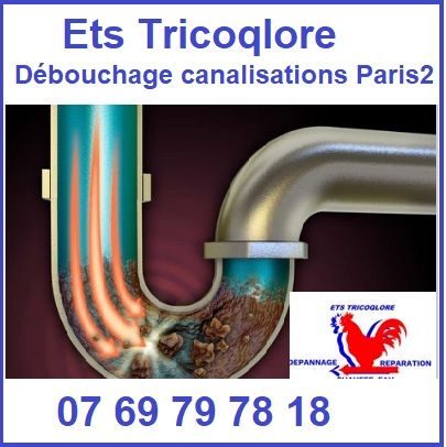 Éts Tricoqlore-Débouchage canalisation Paris 2