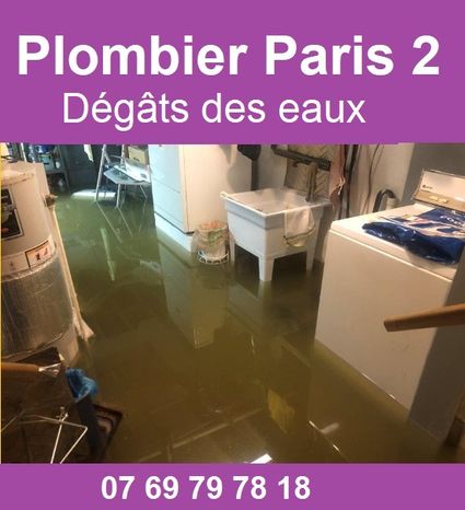 Plombier Paris 2 Dégâts des eaux