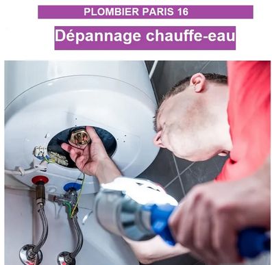 Plombier Paris 16 : dépannage Chauffe-eau 16eME (75016)