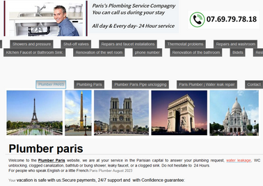 Plumber Paris: Your Expert Plumbing Partner in the City of Lights