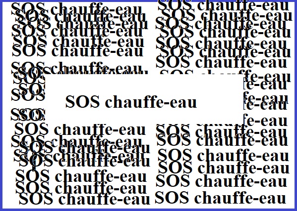 sos chauffe-eau