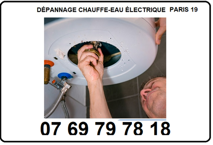 un service de dépannage chauffe-eau paris 19