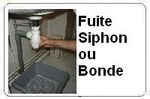 Fuite siphon ou bonde