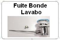 Fuite bonde lavabo