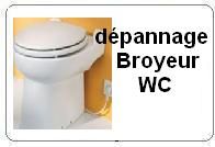 Depannage broyeur wc