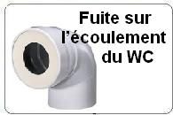 Fuite ecoulement wc