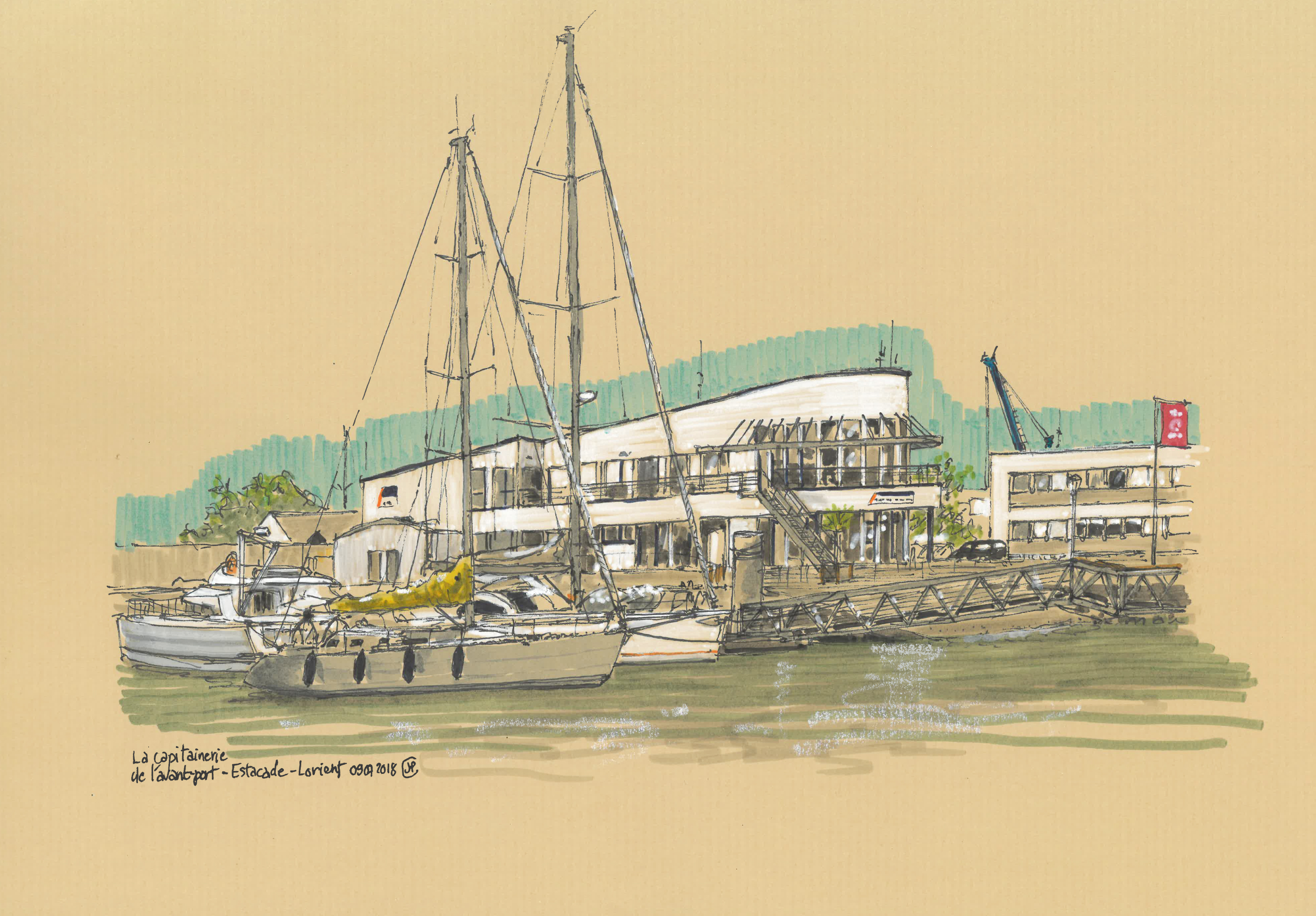 Capitainie avant port lorient jpc