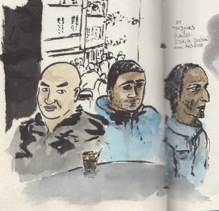 Terrasse de cafe 