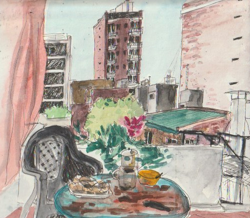 Petit dej en argentine