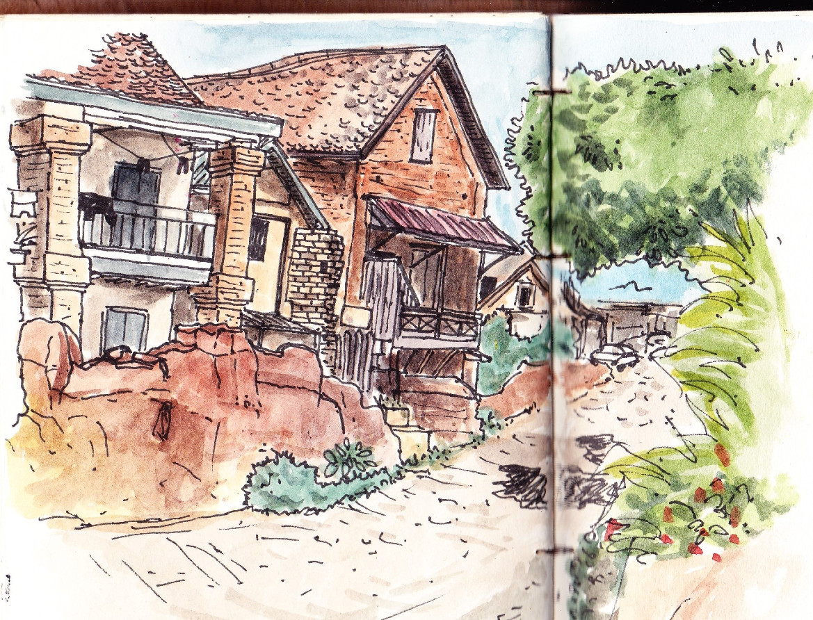 Maison en adobe