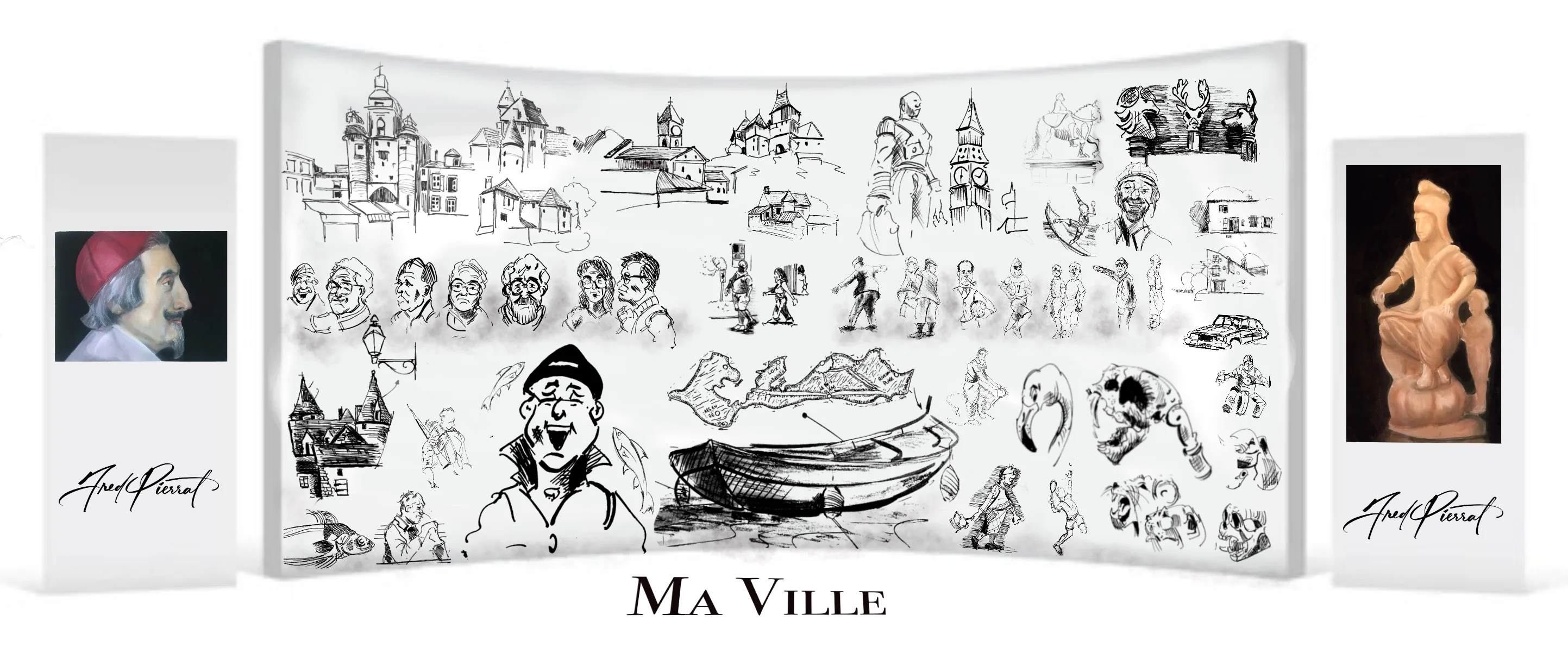 dessiner en live, dessiner en direct, dessin fresque, animation dessin