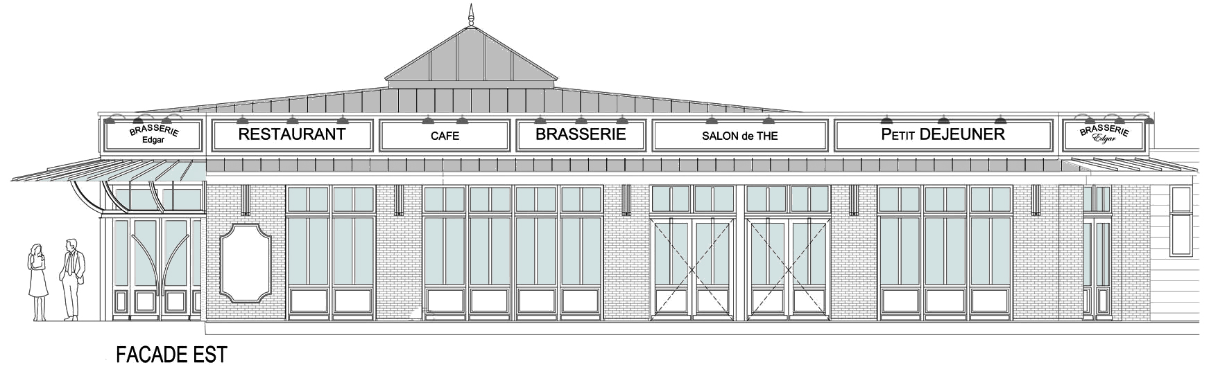 Brasserie facade