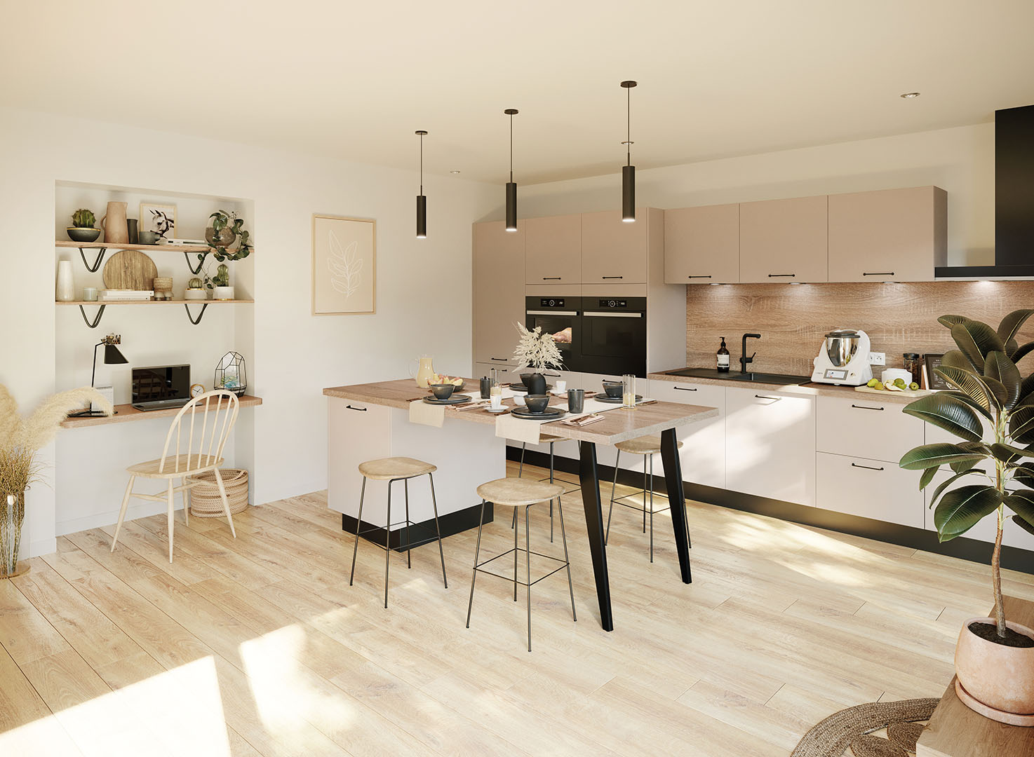 Cuisinova lons pau 64 cuisiniste cuisines 4 douceur cachemire vue 2