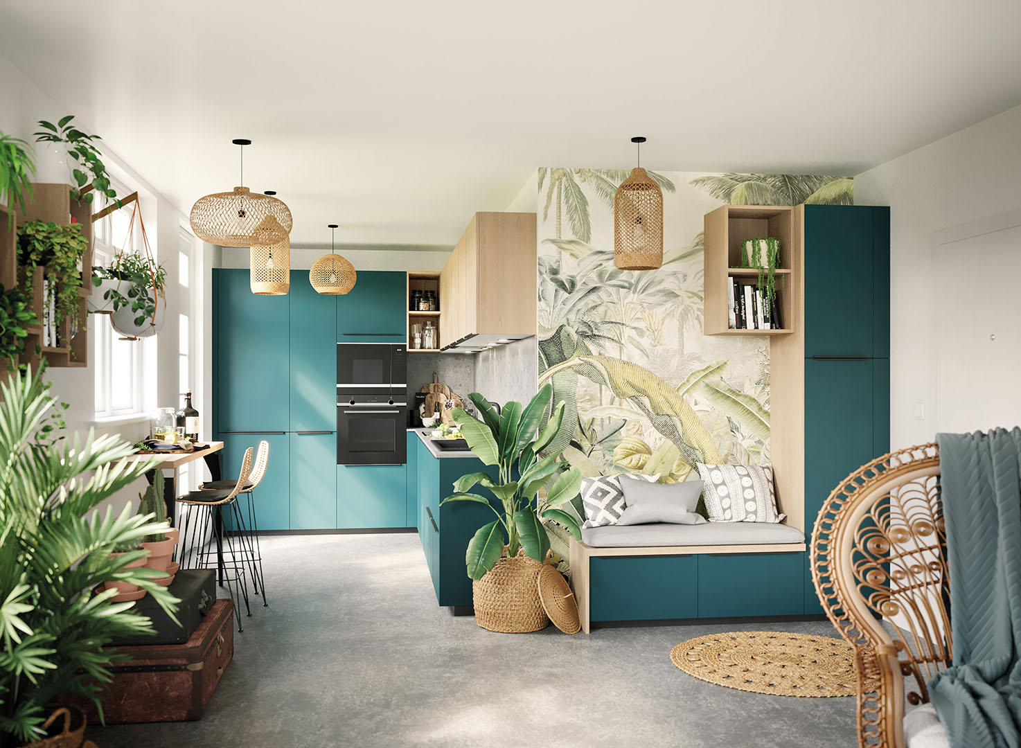 Cuisinova lons pau 64 cuisiniste cuisines 5 oasis urbaine