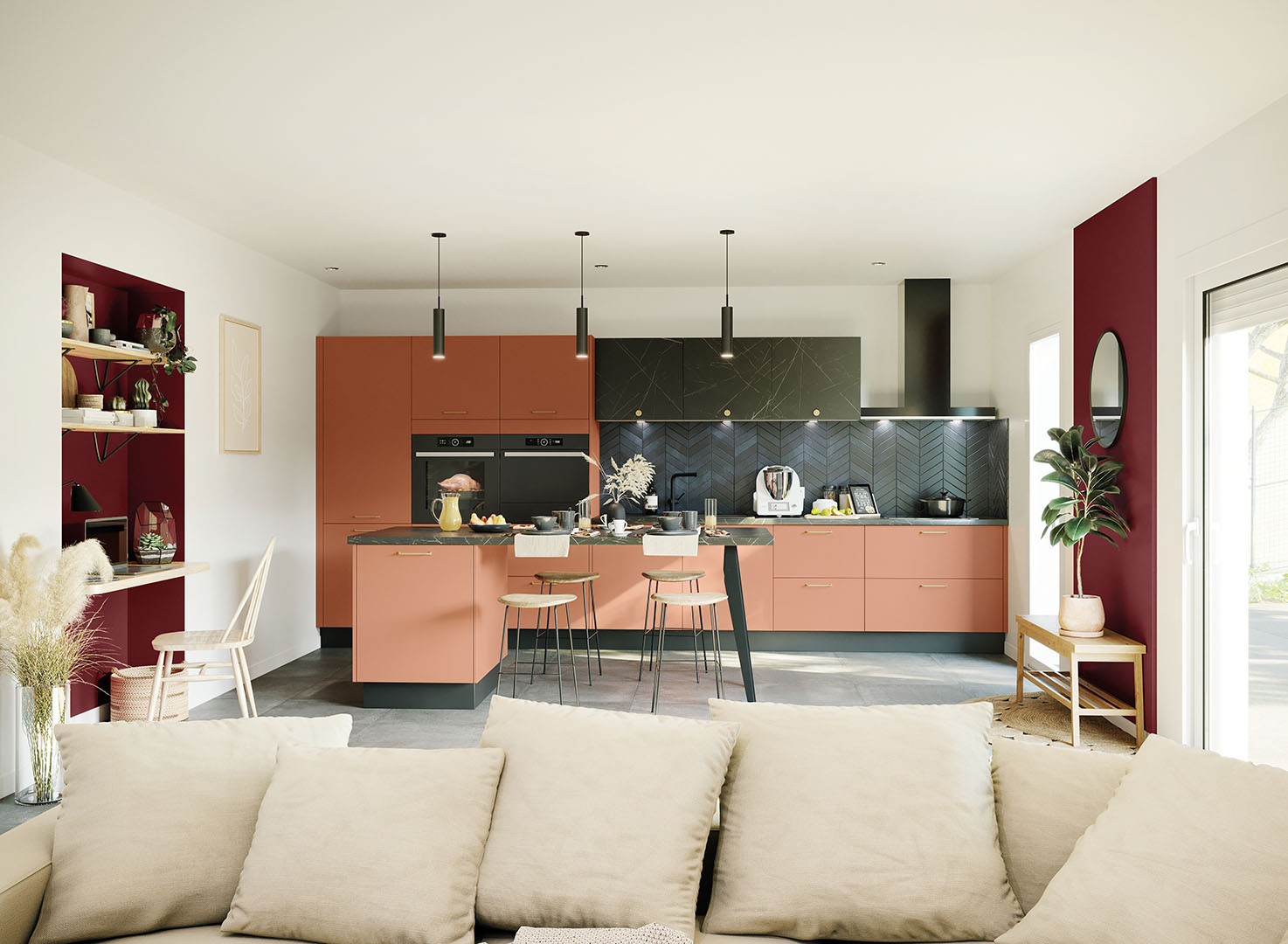 Cuisinova lons pau 64 cuisiniste cuisines 6 terre d ete