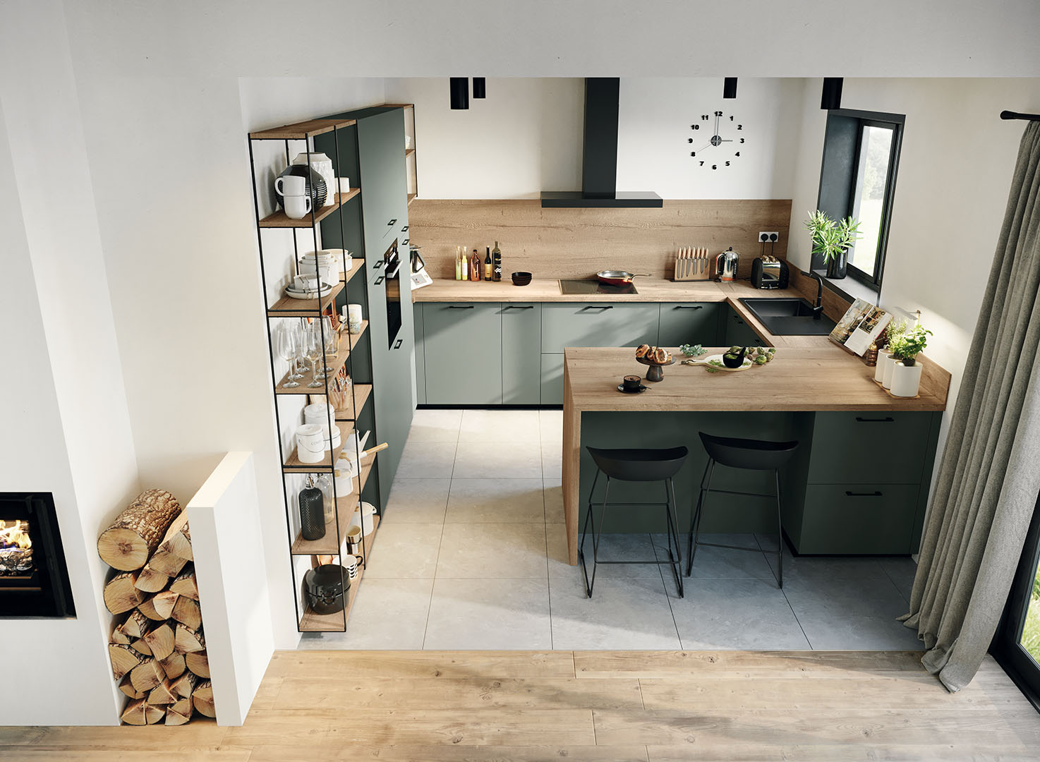 Cuisinova lons pau 64 cuisiniste cuisines 7 amazonie vue 2