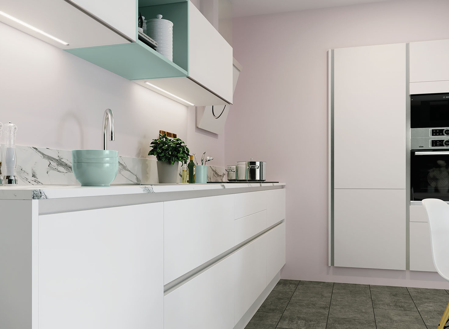 Cuisinova lons pau 64 cuisiniste cuisines 7 eclat blanc vue 2