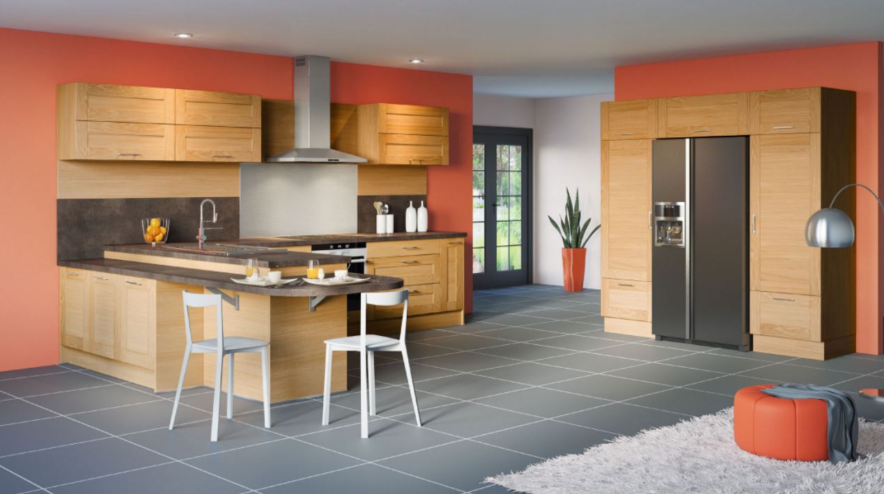 Cuisinova cuisine en bois massif a pau