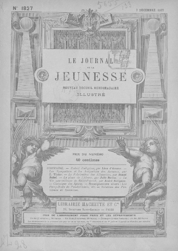 Journal de la jeunesse 1907 afrique couv 