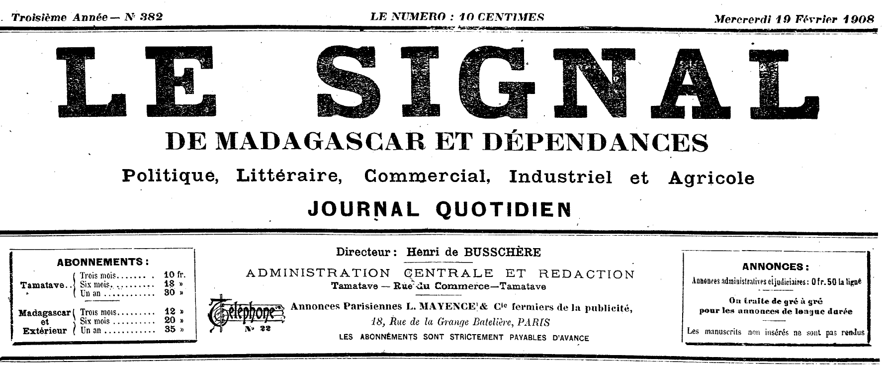 Le signal 1908 couv 