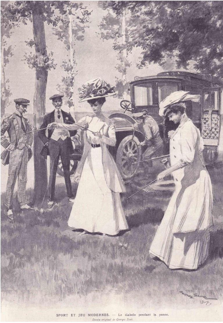 Le diabolo pendant la panne l illustration 1907 