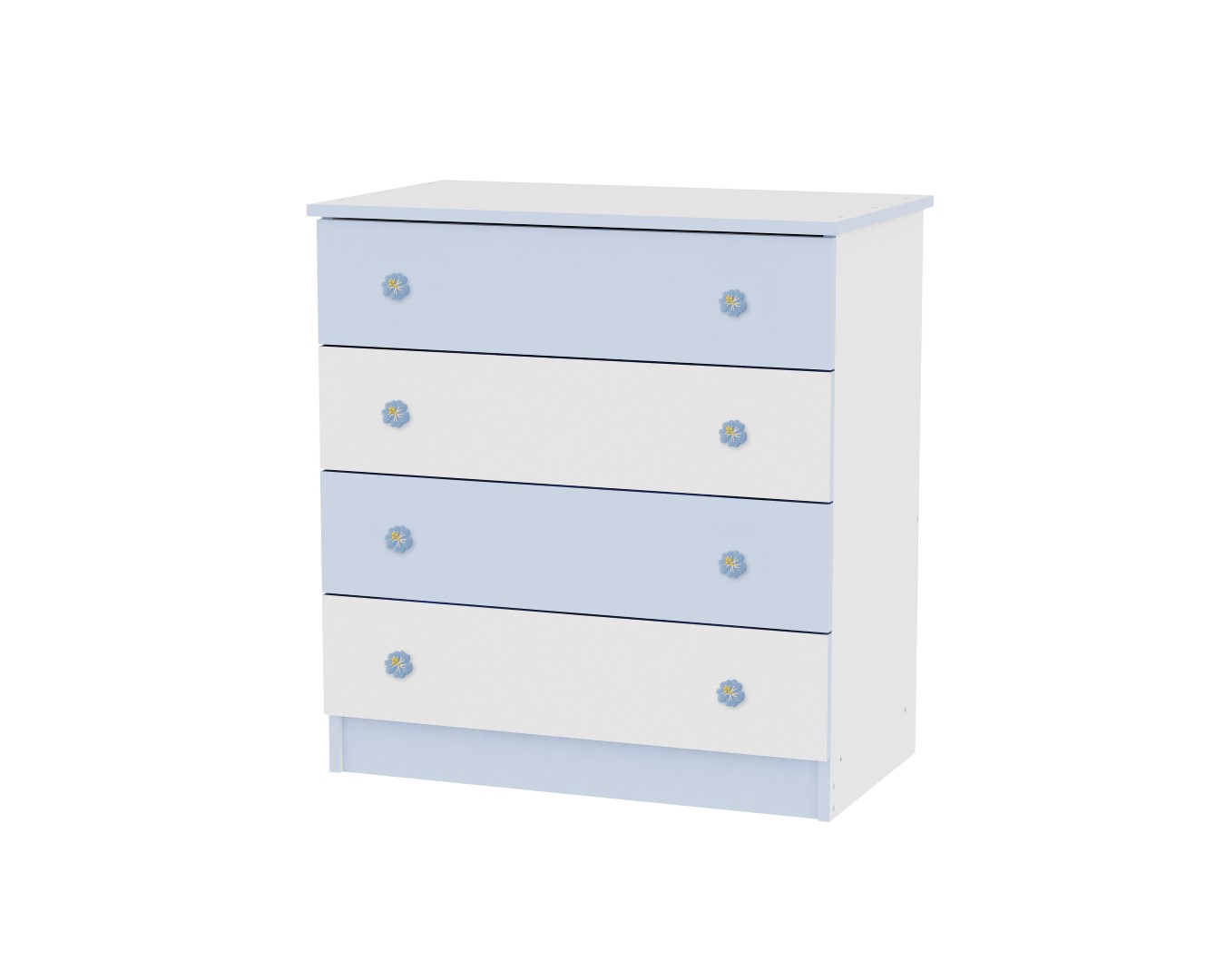 3dresser white blue large 