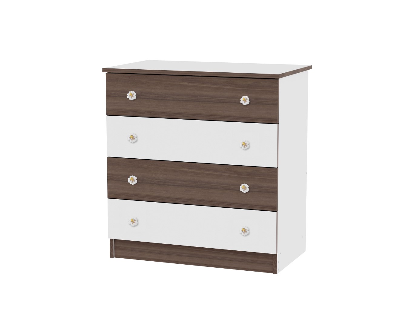 7dresser white nut large 
