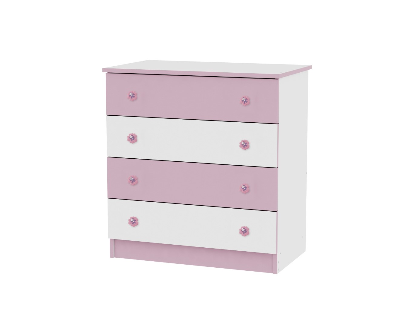 9dresser white pink new large 