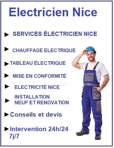 Multiservices électricien Nice
éclairage parties commune
installation électrique 
alimentation électrique éclairage exterieur porte d'entrée
