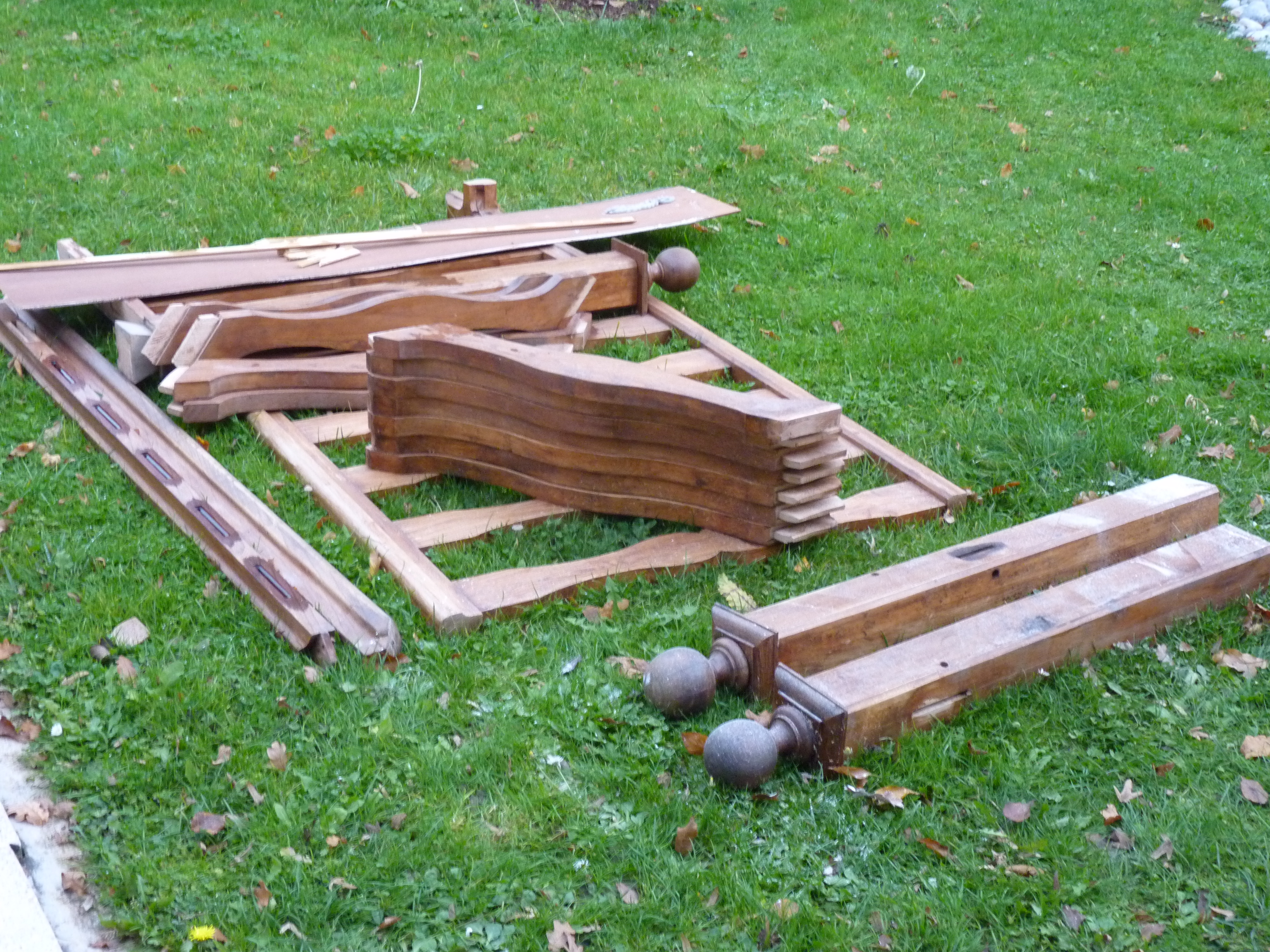 Remplacement rampe bois existante par garde-corps inox par menuiserie Papavoine à St Aubin sur Gaillon